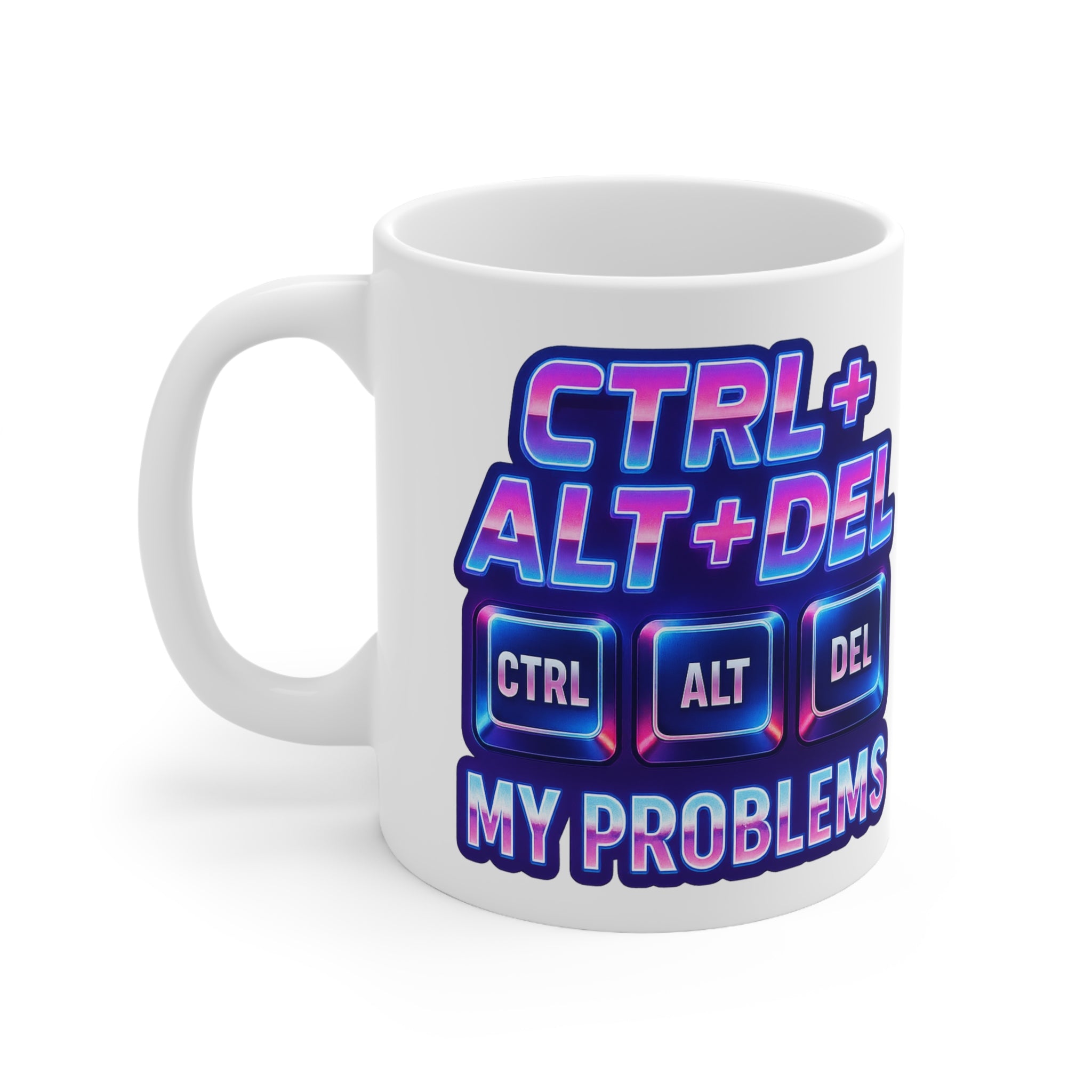 CTRL ALT DEL Coffee Mug — Funny Programmer Gift