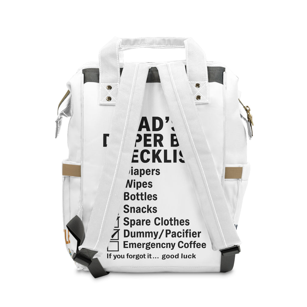 Dad Diaper Backpack — Dad's Survival Kit Funny Nappy Bag