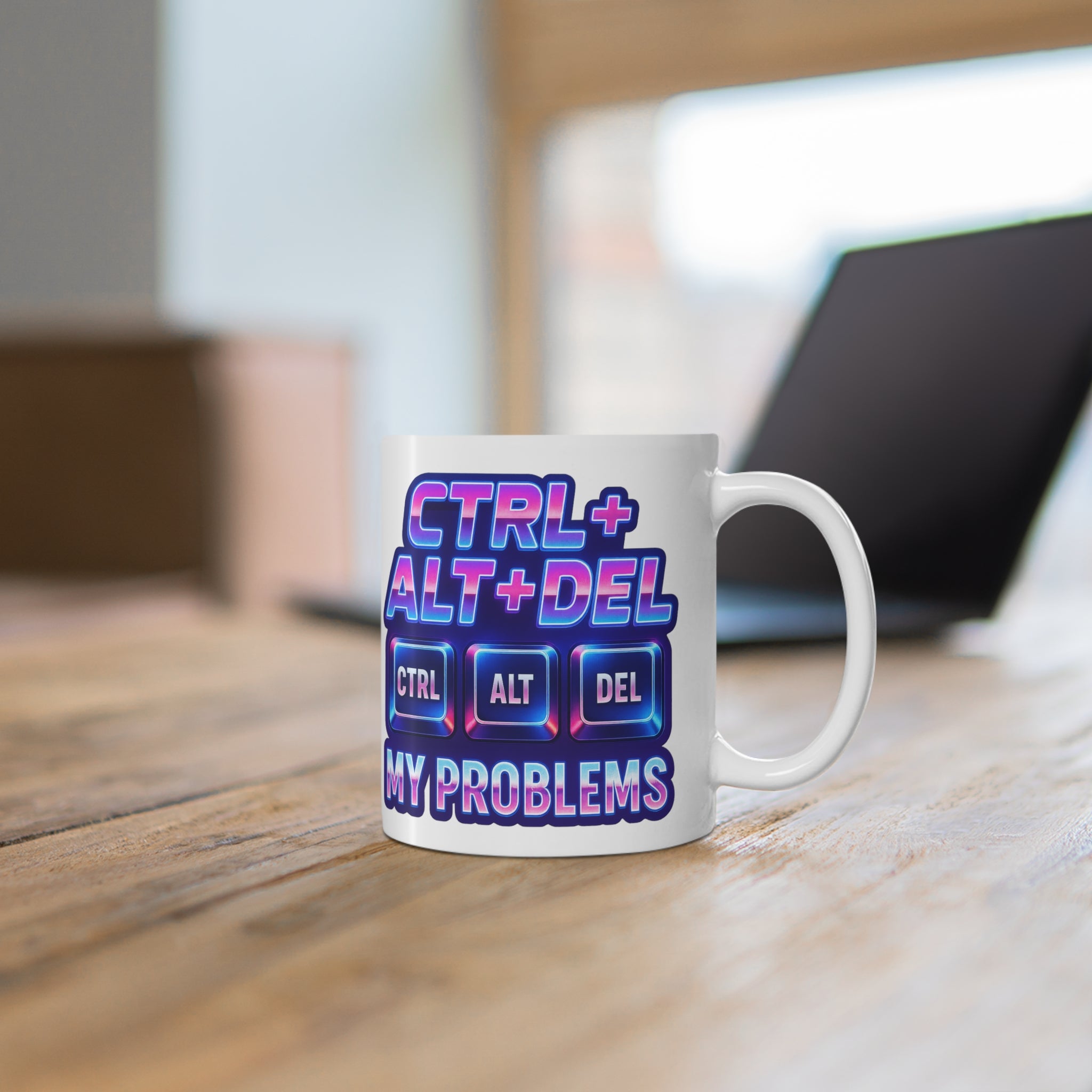 CTRL ALT DEL Coffee Mug — Funny Programmer Gift