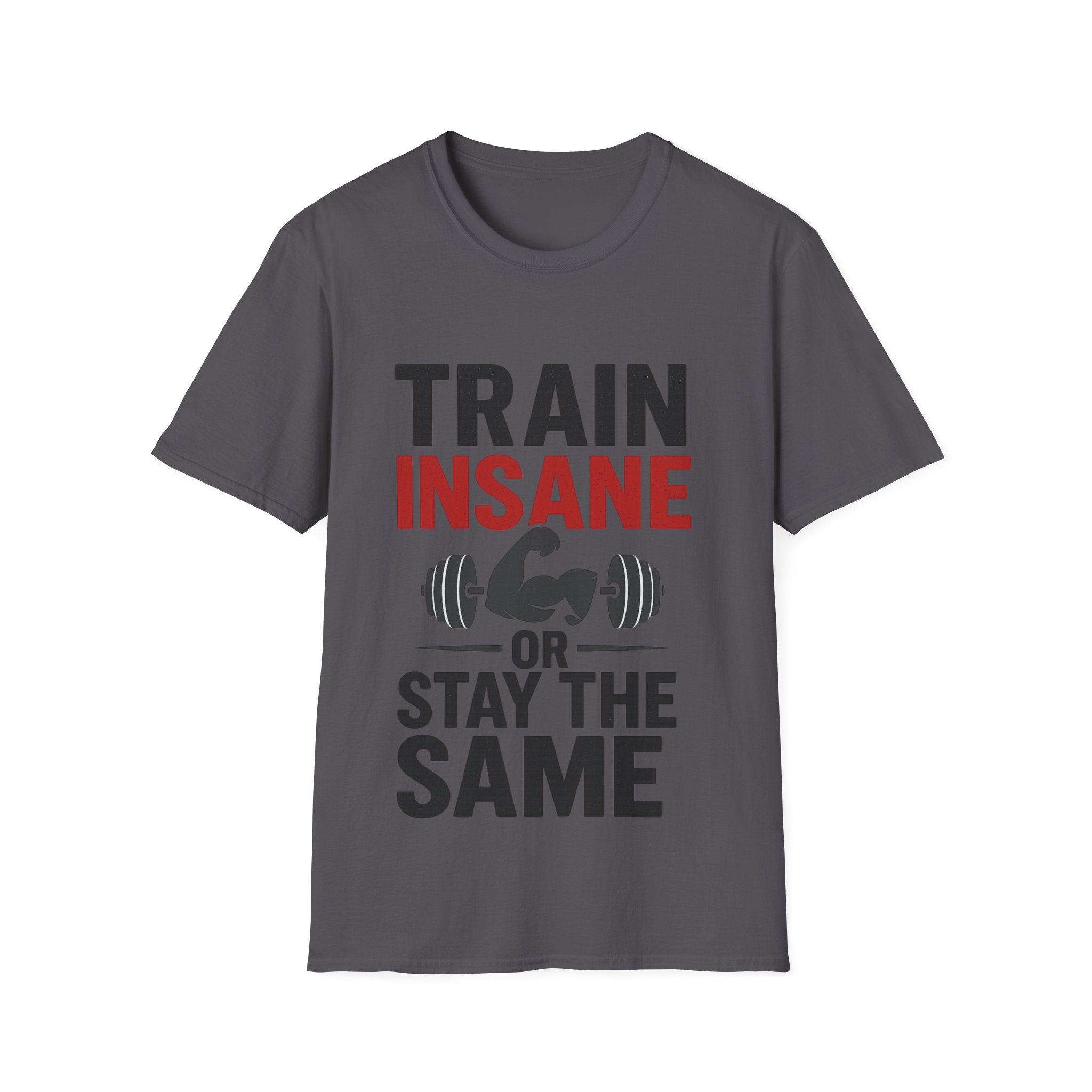 Train Insane or Stay the Same — Motivational Gym T-Shirt