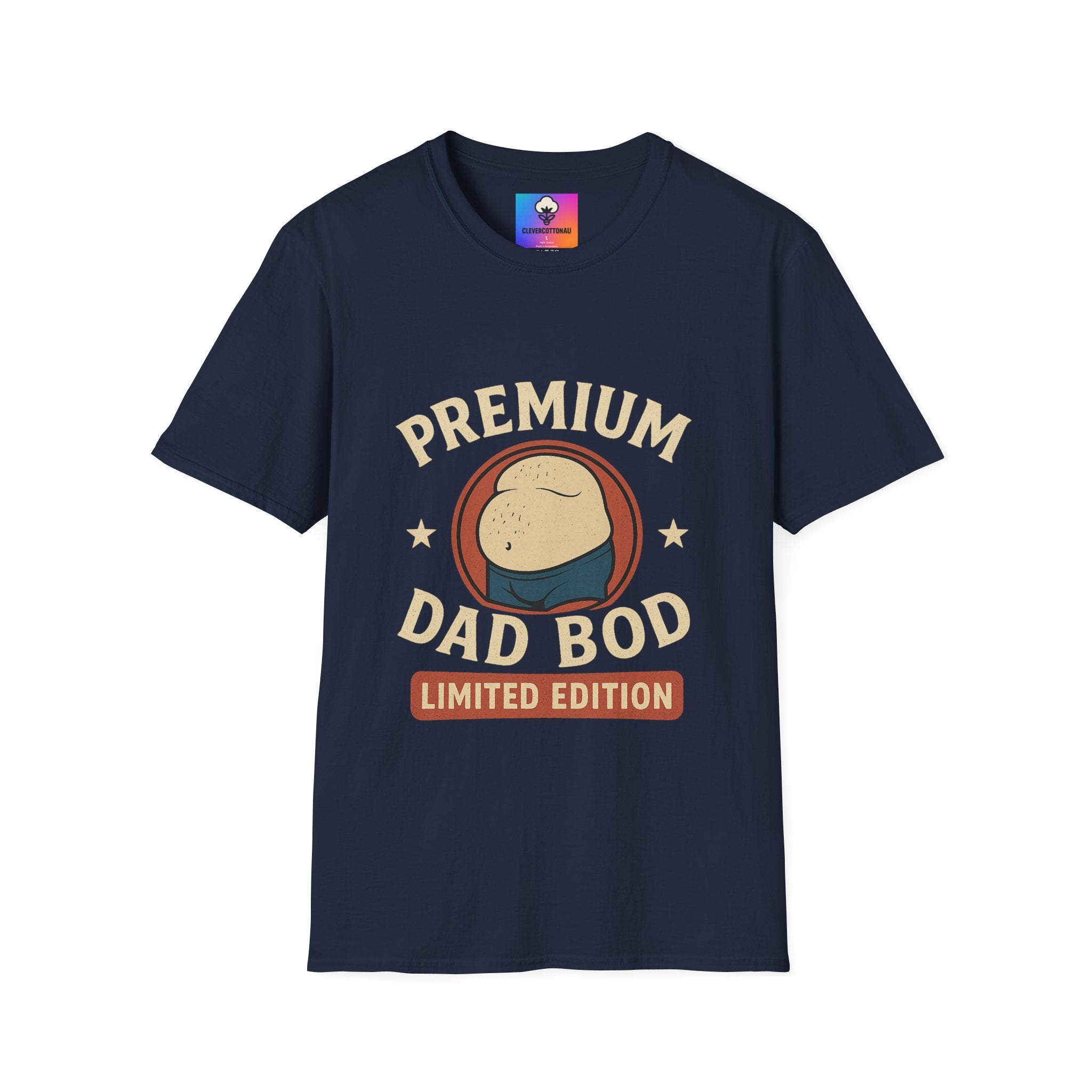 Funny Dad Bod Shirt — Retro Graphic Tee for BBQ Lovers