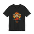 License to Grill T-Shirt — Funny BBQ Dad Gift