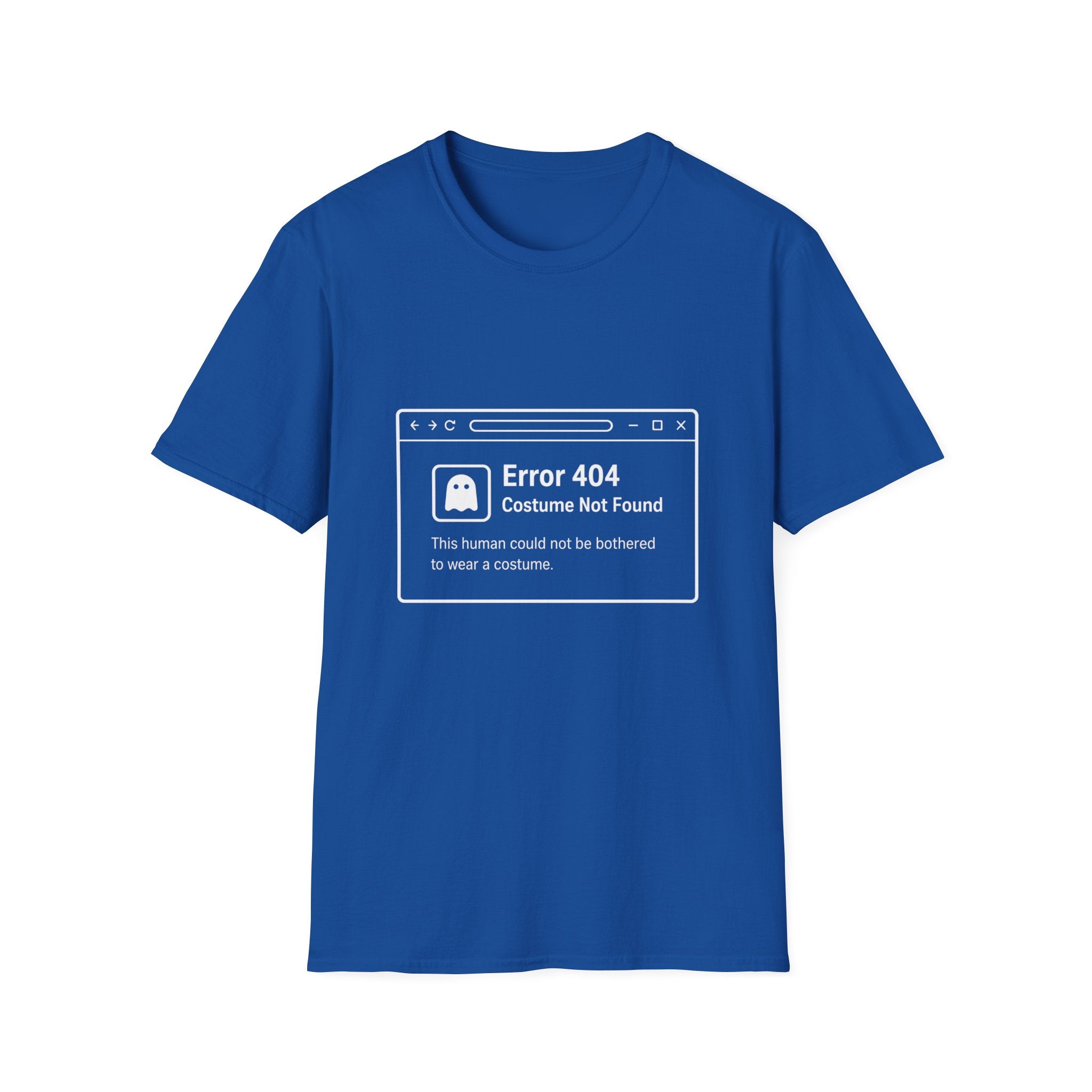 Error 404 Costume T-Shirt — Funny Geeky Halloween Tee