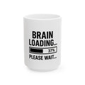 Brain Loading Coffee Mug — Funny Geek Gift for Gamers