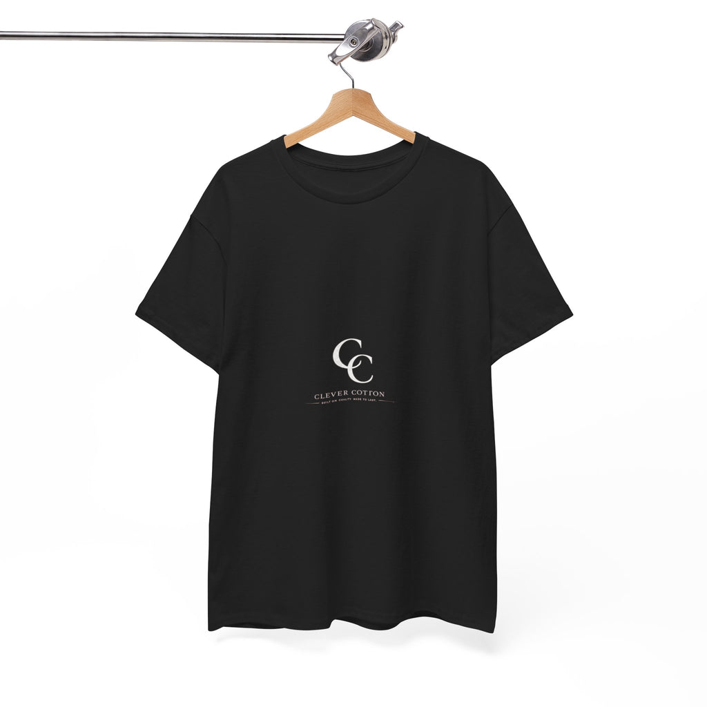 Minimal CC Monogram Tee — White Cotton T-Shirt