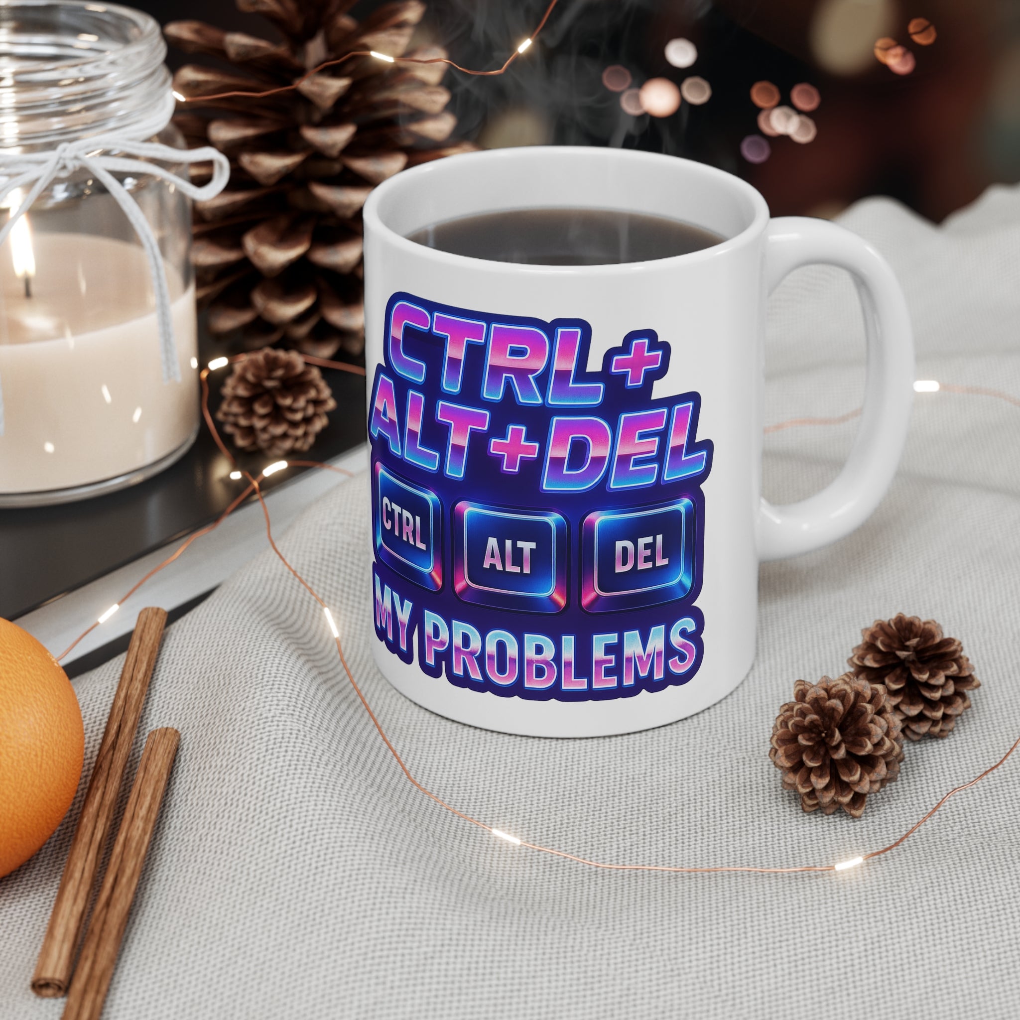 CTRL ALT DEL Coffee Mug — Funny Programmer Gift