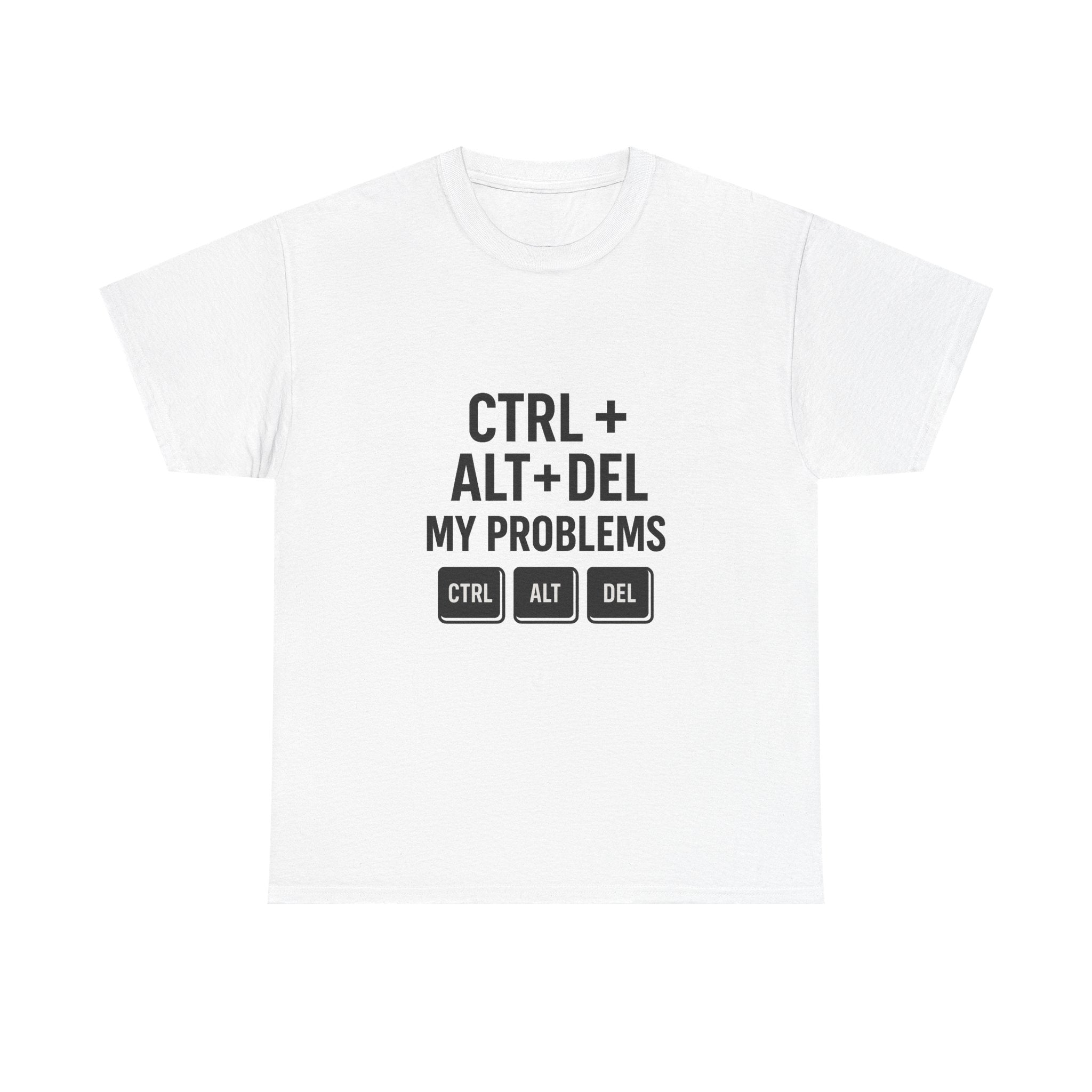 CTRL + ALT + DEL T-Shirt — Funny Tech Shirt for Gamers & Geeks