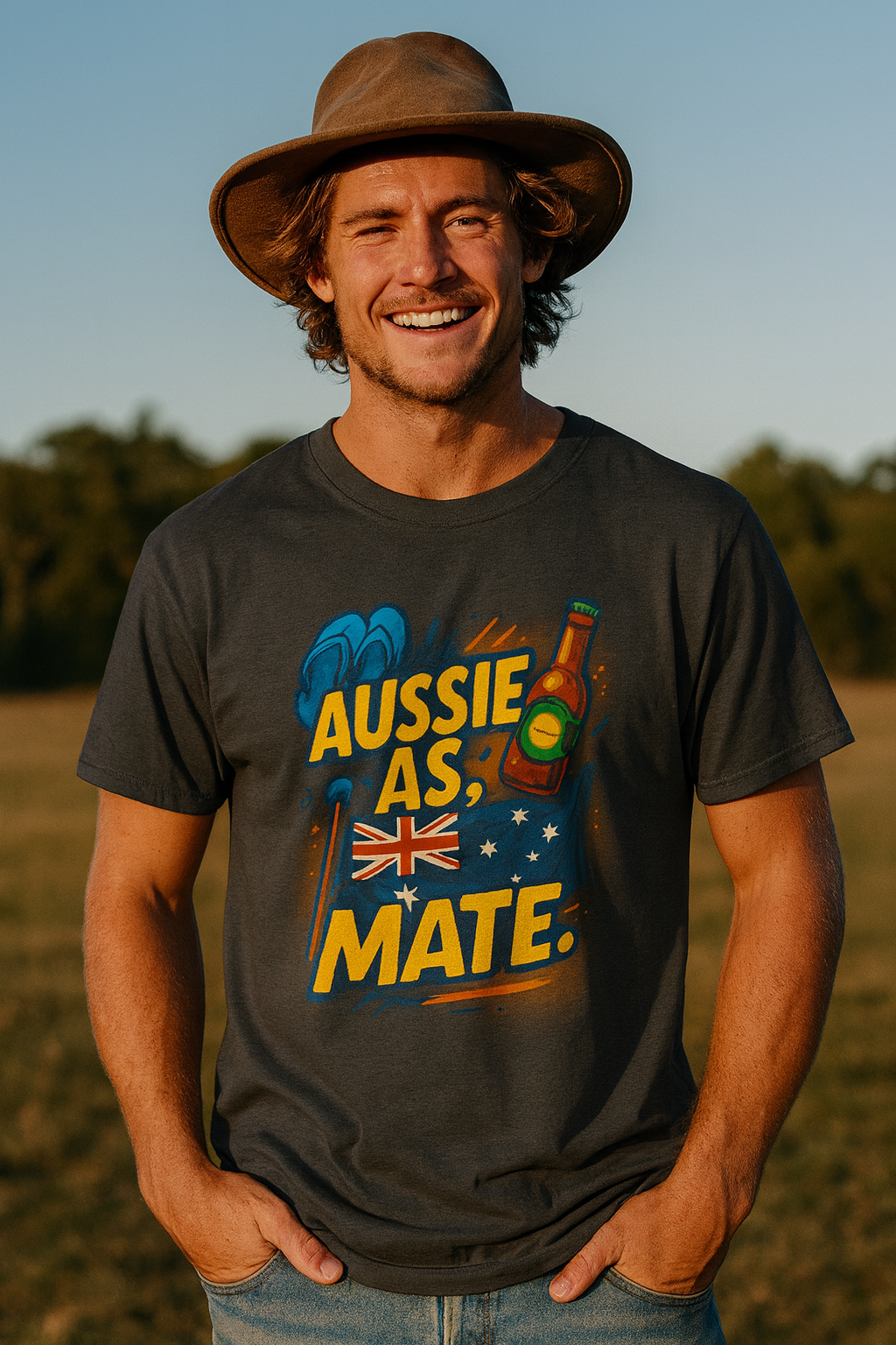 Aussie As Mate T-Shirt — Funny Australian Pride Tee
