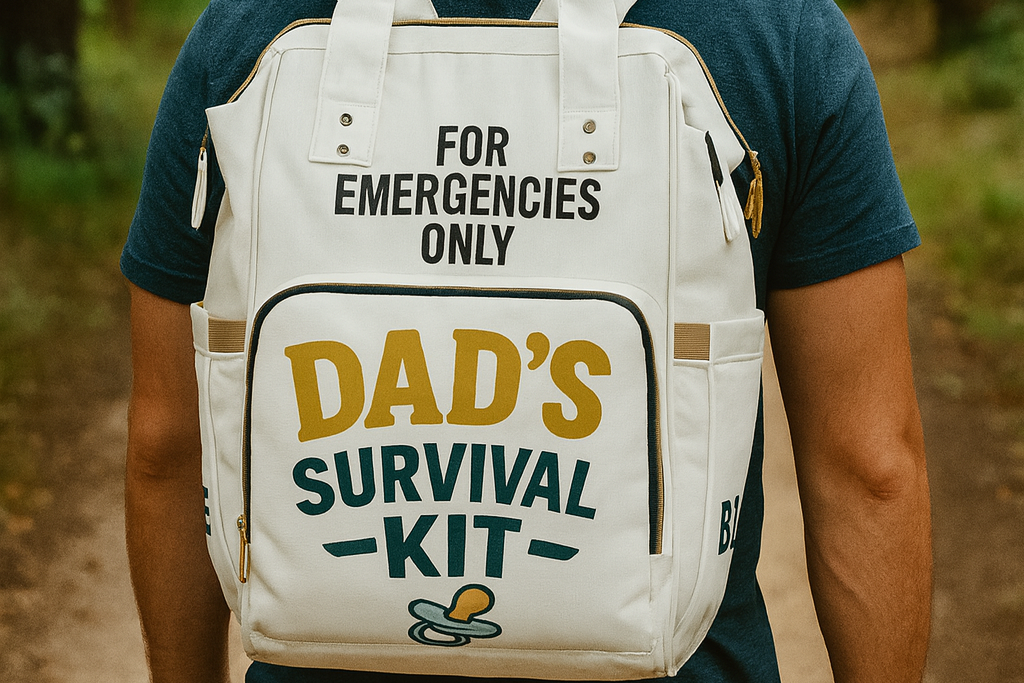 Dad Diaper Backpack — Dad's Survival Kit Funny Nappy Bag