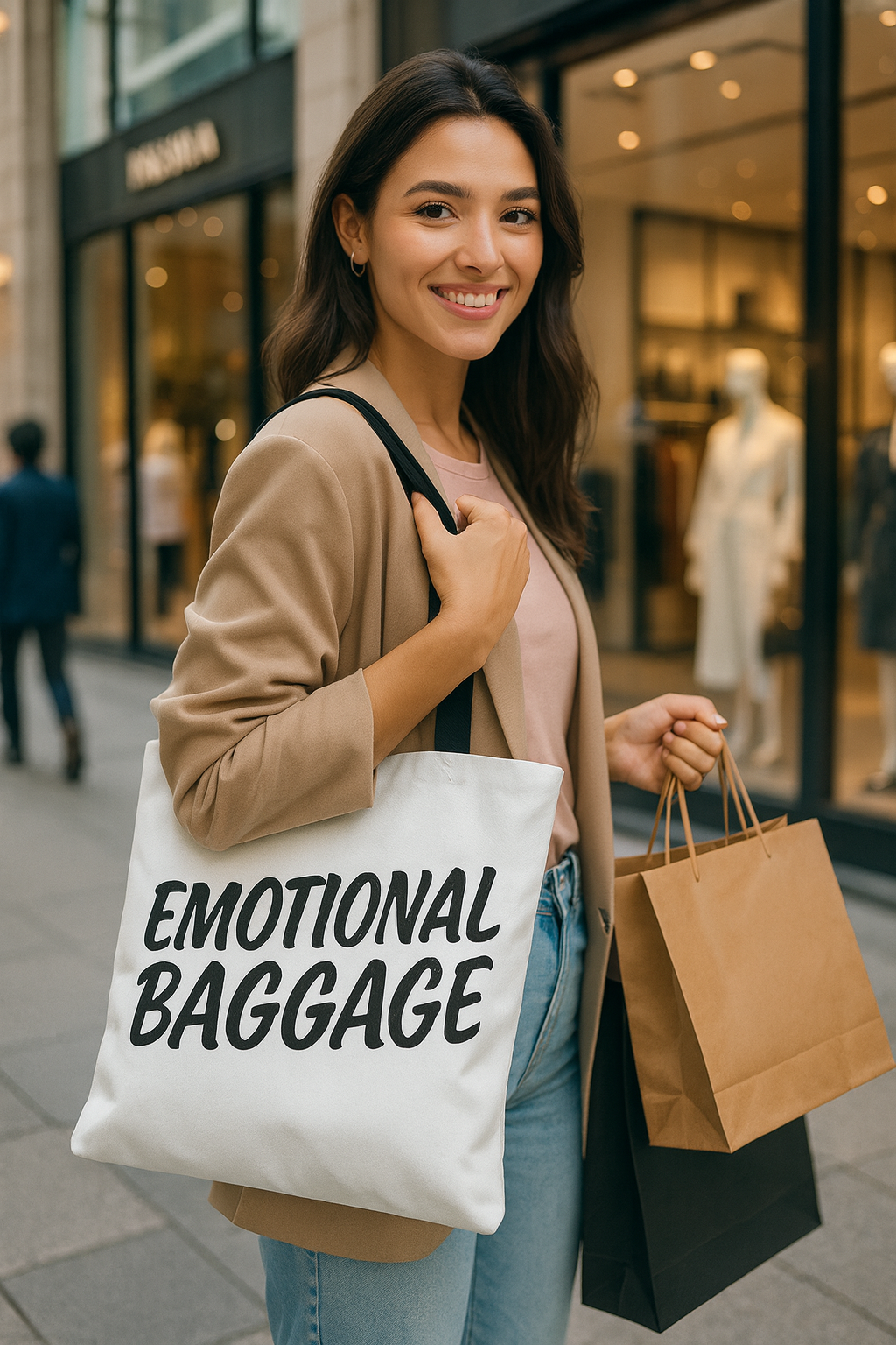 Emotional Baggage Canvas Tote Bag