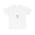 Minimal CC Monogram Tee — White Cotton T-Shirt