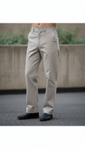 Relaxed Straight-Leg Cotton Trousers