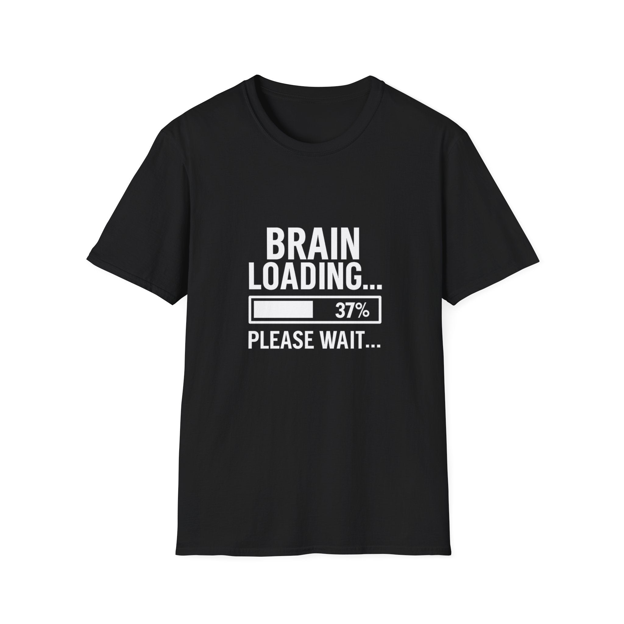 Brain Loading T-Shirt — Funny Geek Gamer Unisex Tee