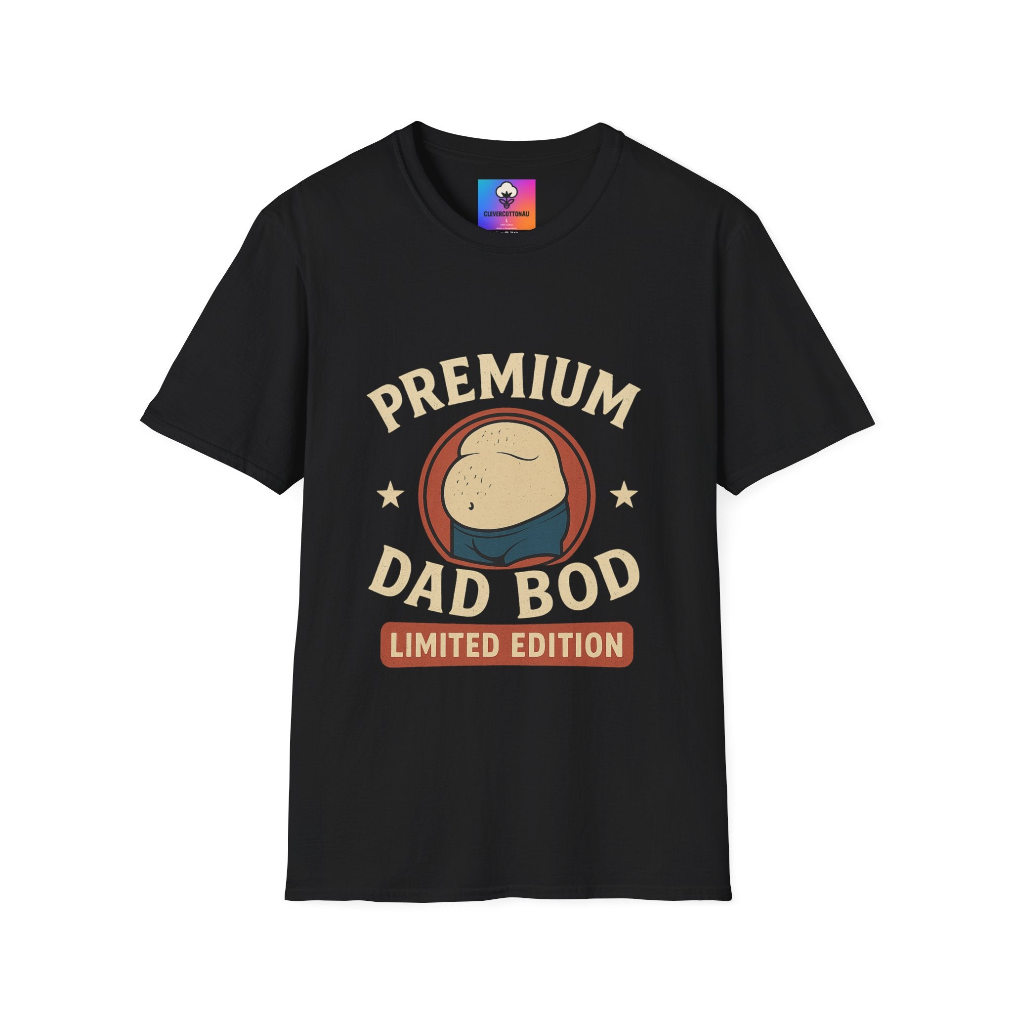 Funny Dad Bod Shirt — Retro Graphic Tee for BBQ Lovers