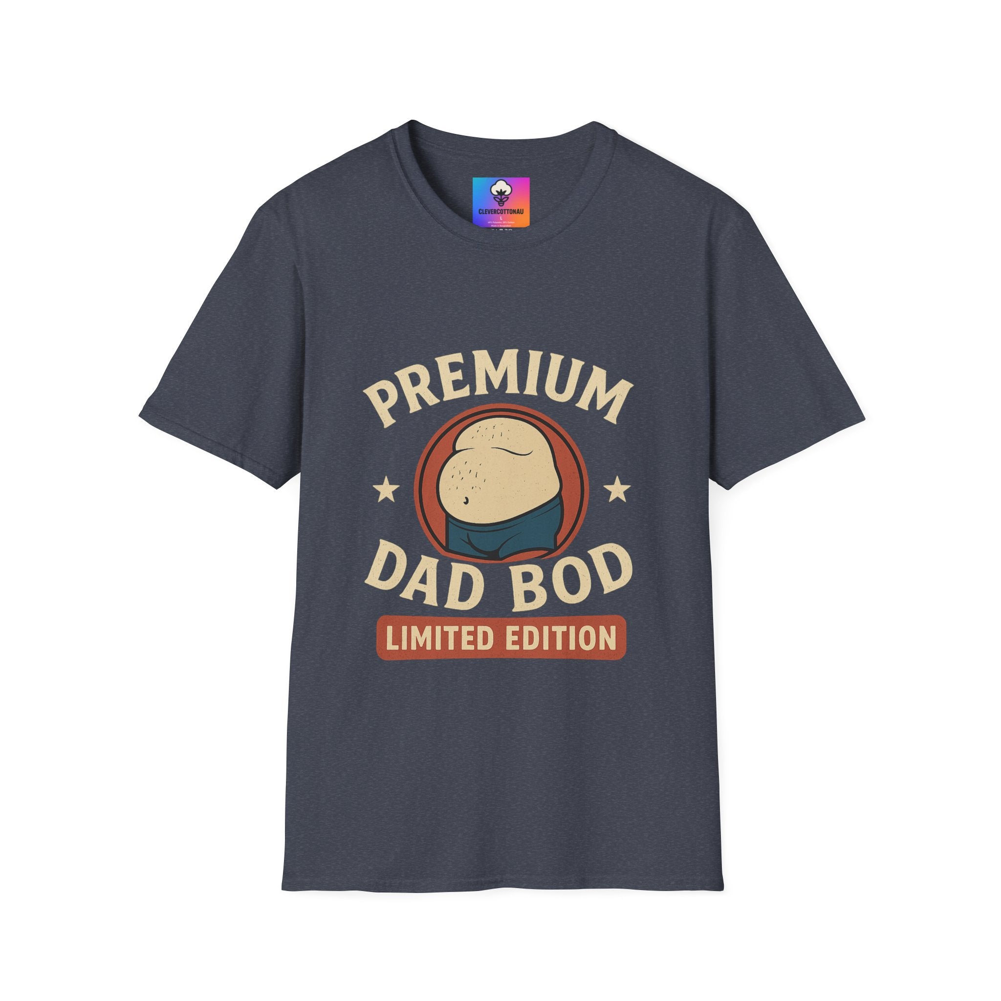 Funny Dad Bod Shirt — Retro Graphic Tee for BBQ Lovers