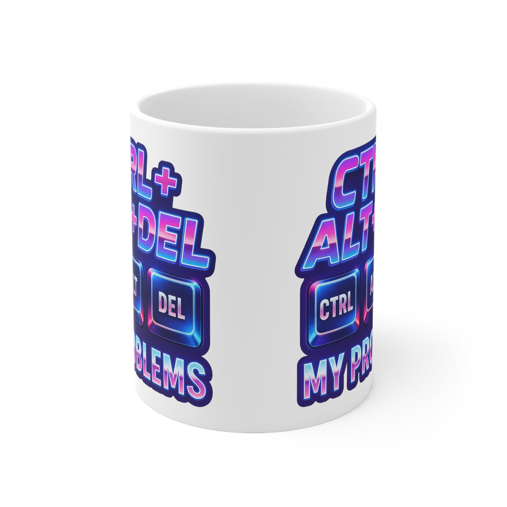 CTRL ALT DEL Coffee Mug — Funny Programmer Gift