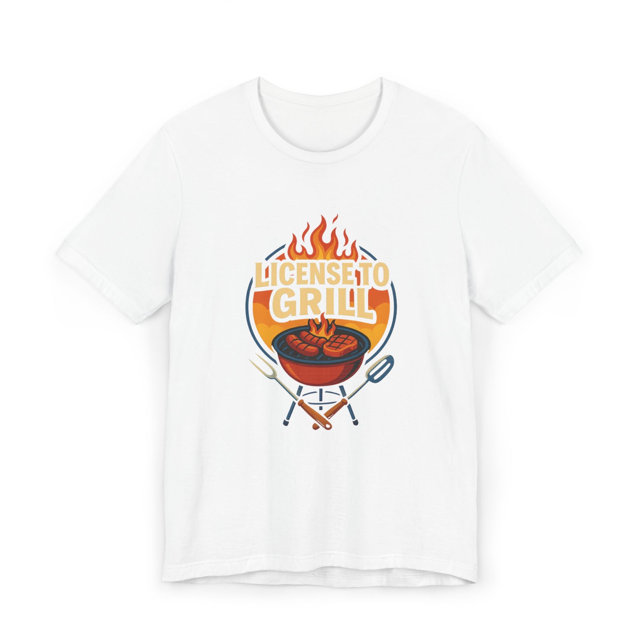 License to Grill T-Shirt — Funny BBQ Dad Gift