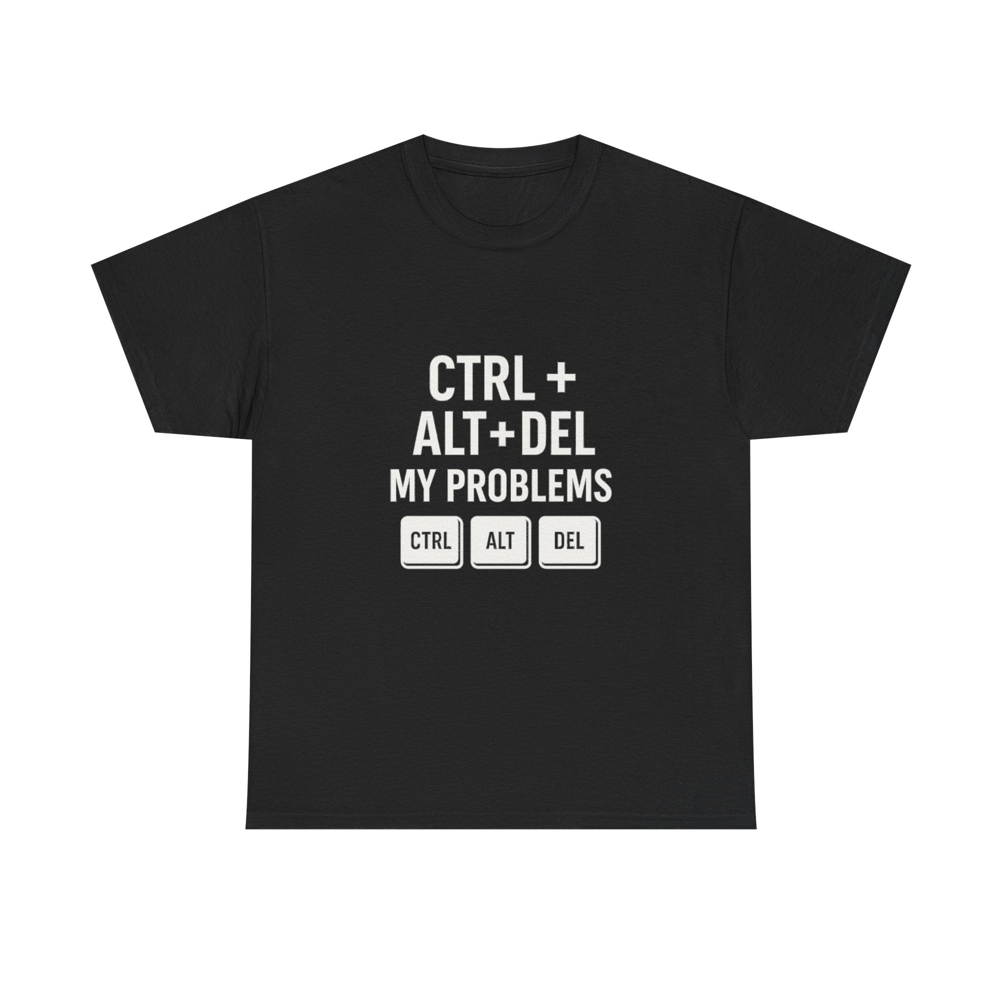 CTRL + ALT + DEL T-Shirt — Funny Tech Shirt for Gamers & Geeks