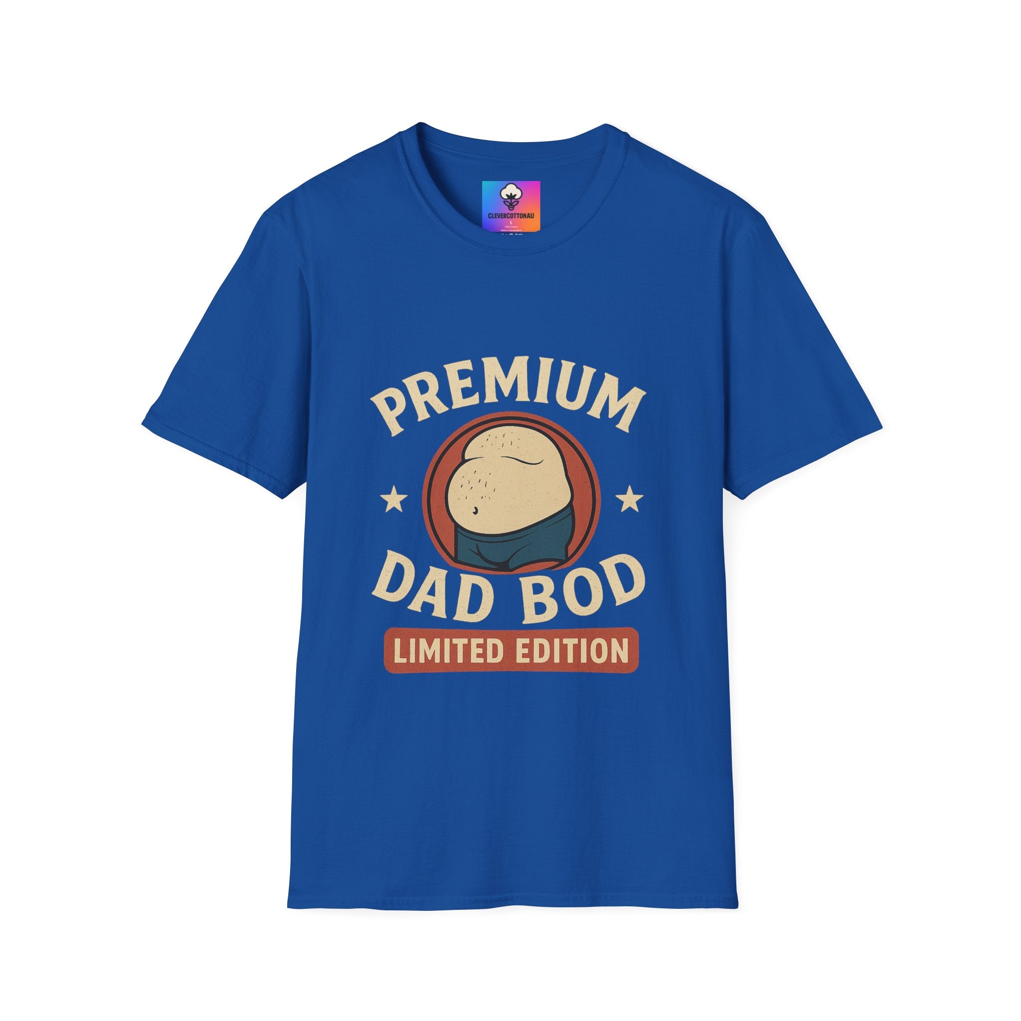 Funny Dad Bod Shirt — Retro Graphic Tee for BBQ Lovers