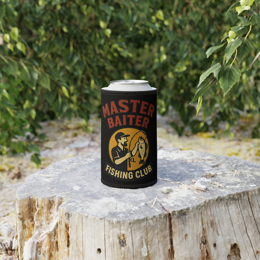 Master Baiter Fishing Club Stubby Cooler — Can Holder