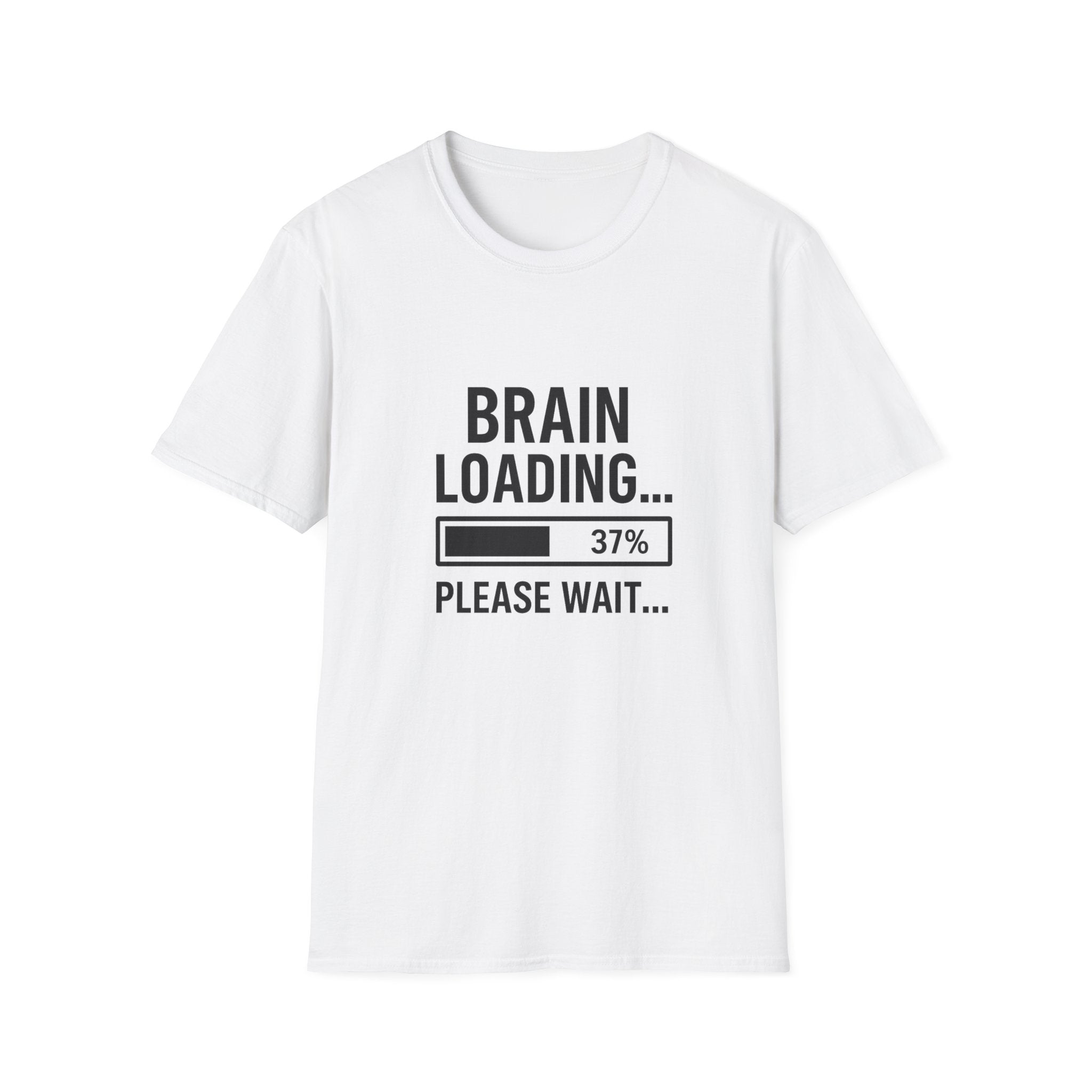 Brain Loading T-Shirt — Funny Geek Gamer Unisex Tee