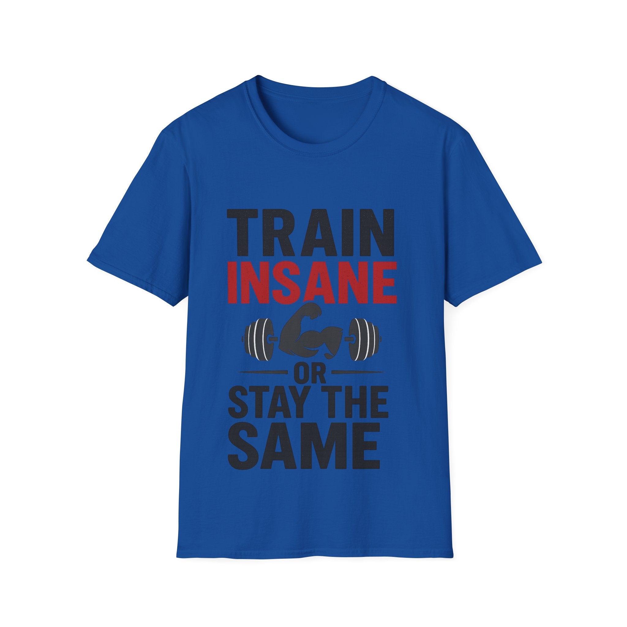 Train Insane or Stay the Same — Motivational Gym T-Shirt