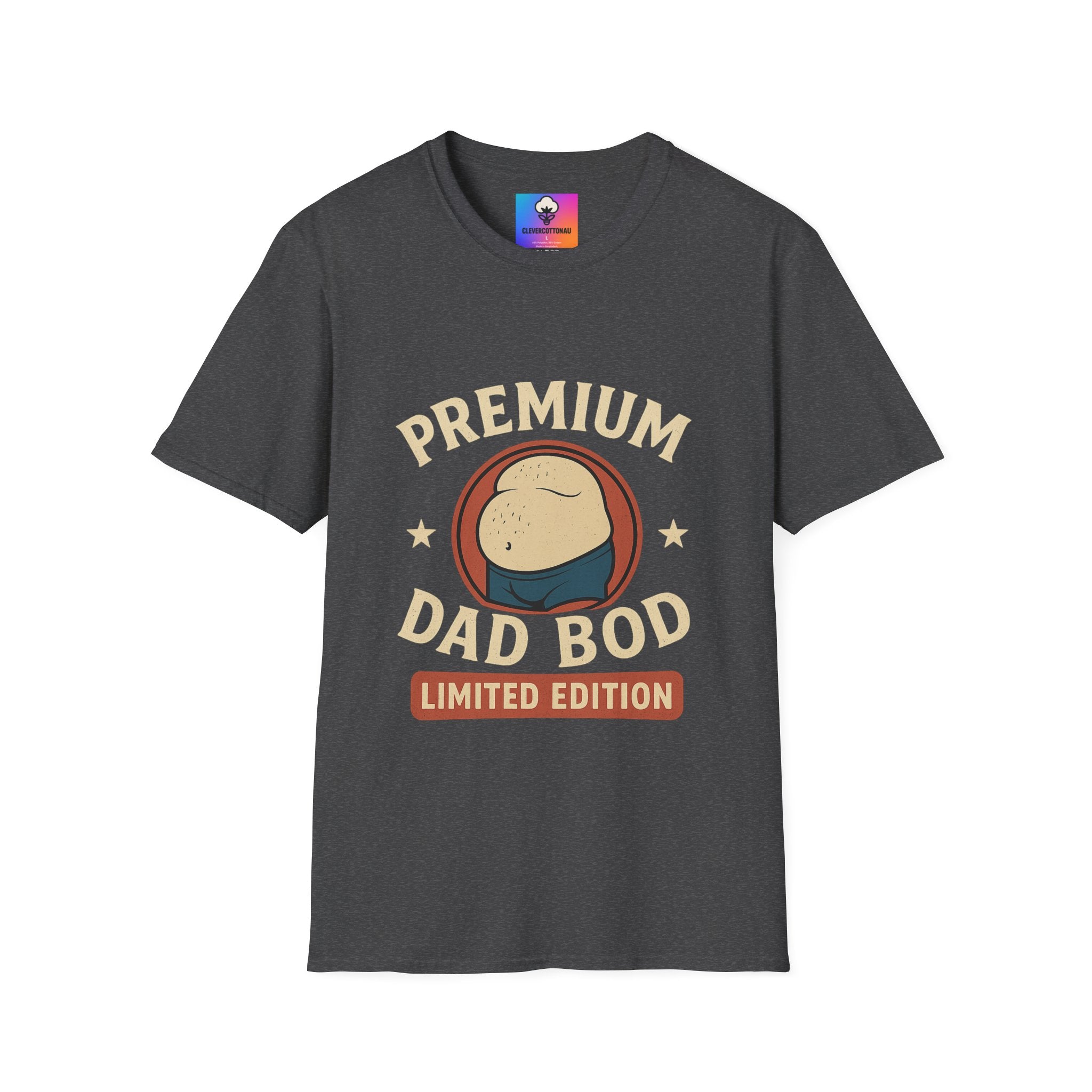 Funny Dad Bod Shirt — Retro Graphic Tee for BBQ Lovers