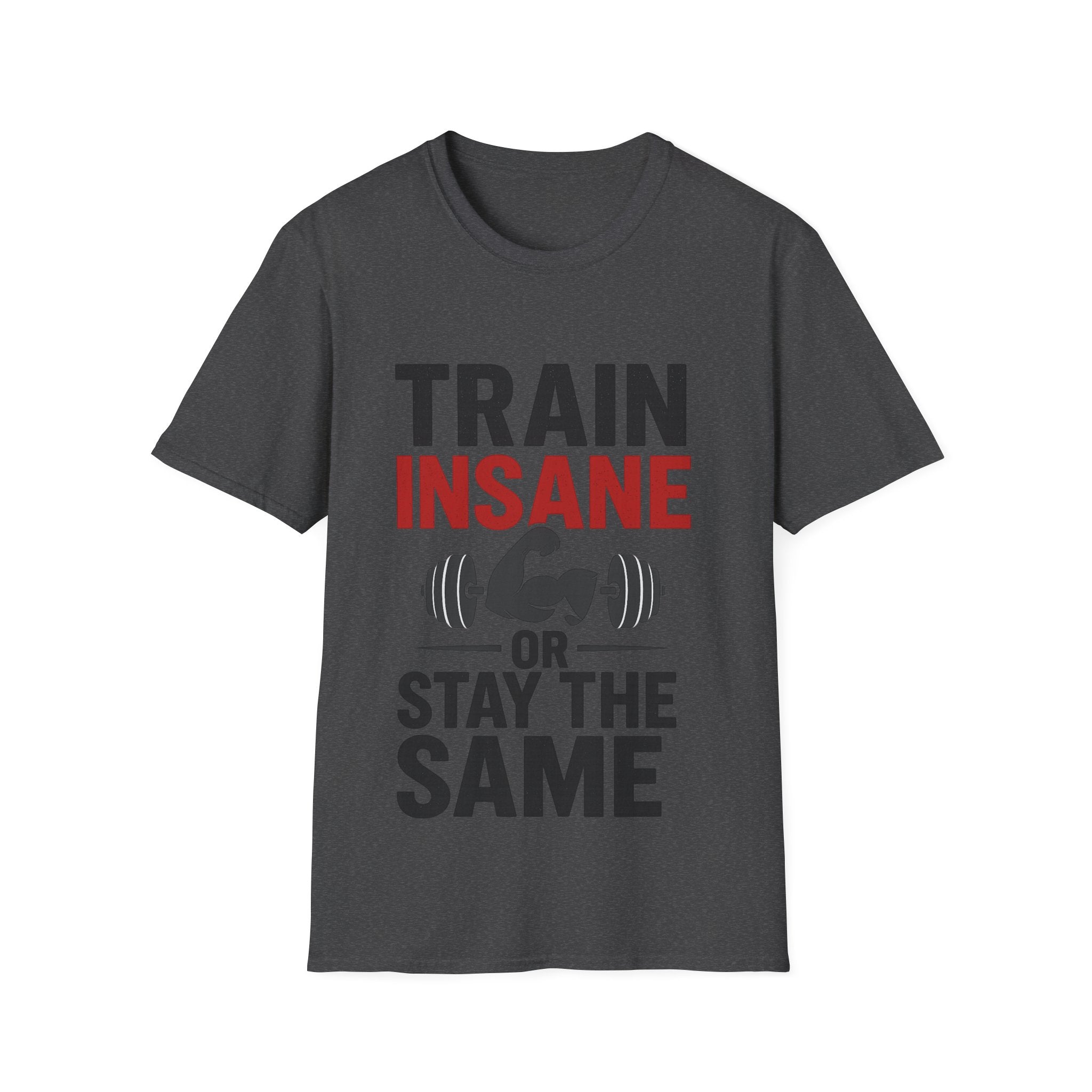 Train Insane or Stay the Same — Motivational Gym T-Shirt