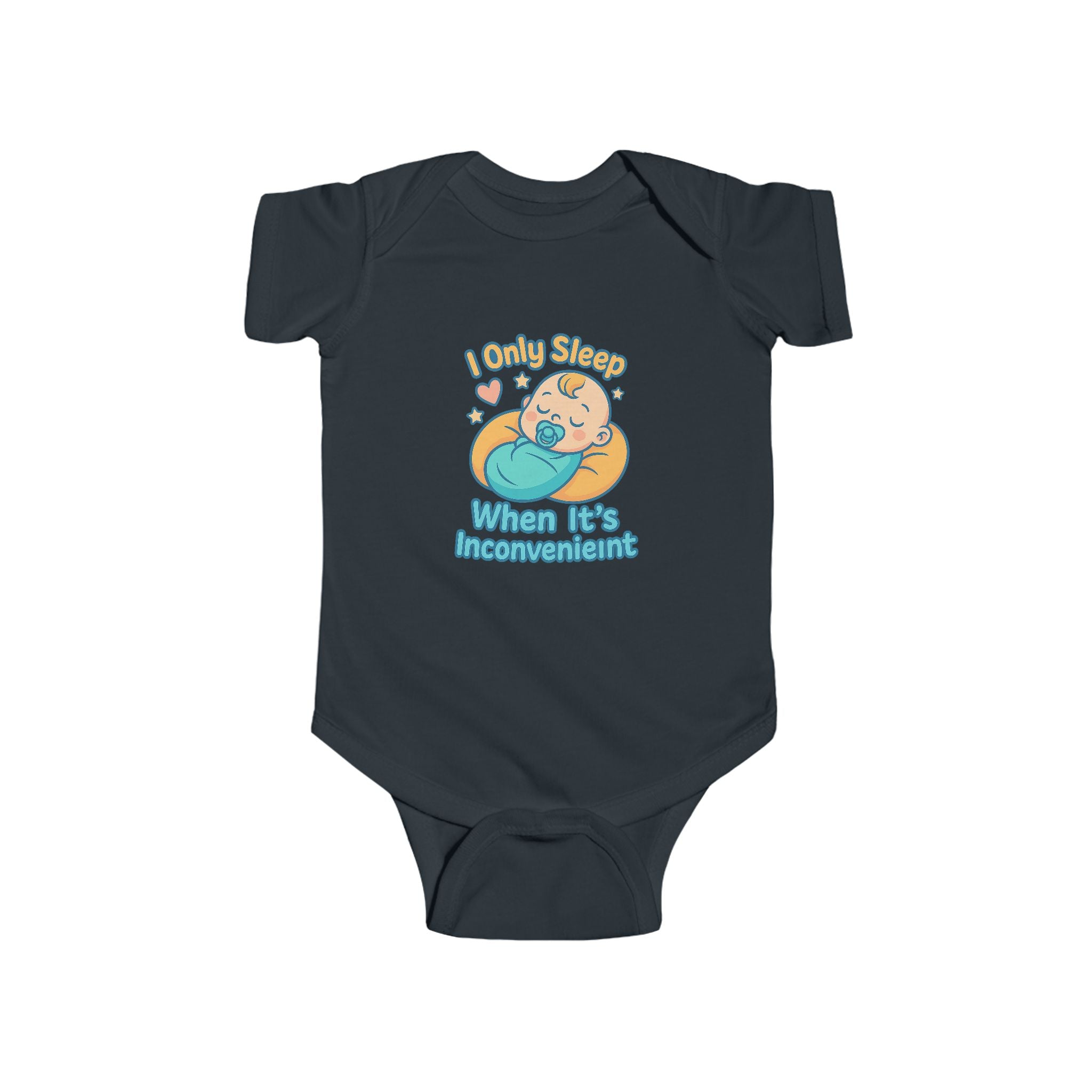 Funny Baby Onesie — I Only Sleep When It's Inconvenient
