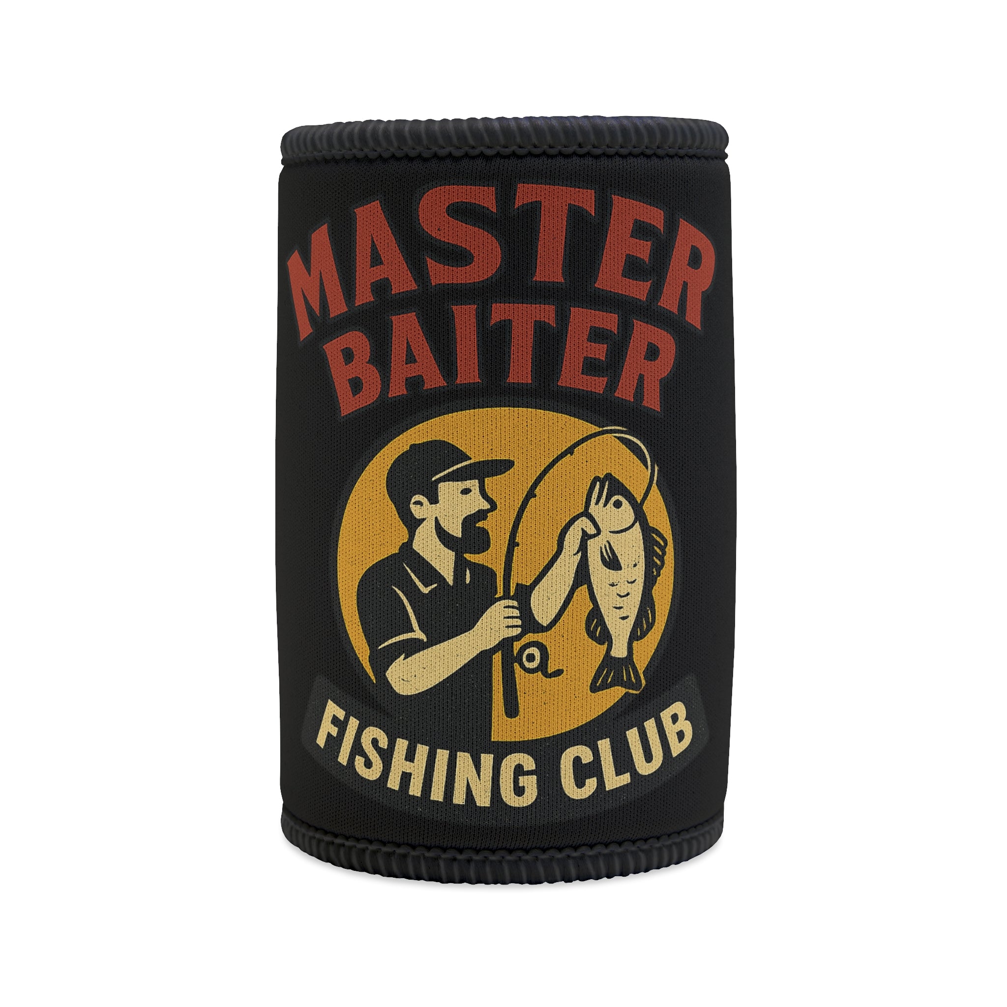 Master Baiter Fishing Club Stubby Cooler — Can Holder